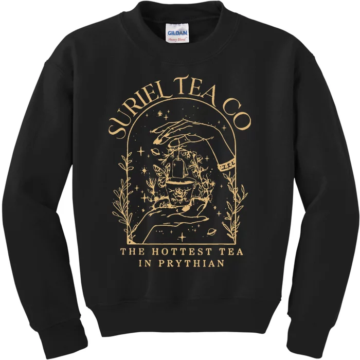 Book Lover Suriel Tea Co The Hottest Tea In Prythian Kids Sweatshirt