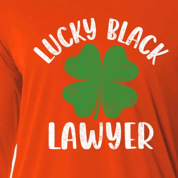 Black Lawyer St Patrick's Day African American Attorney Great Gift Cooling Performance Long Sleeve Crew