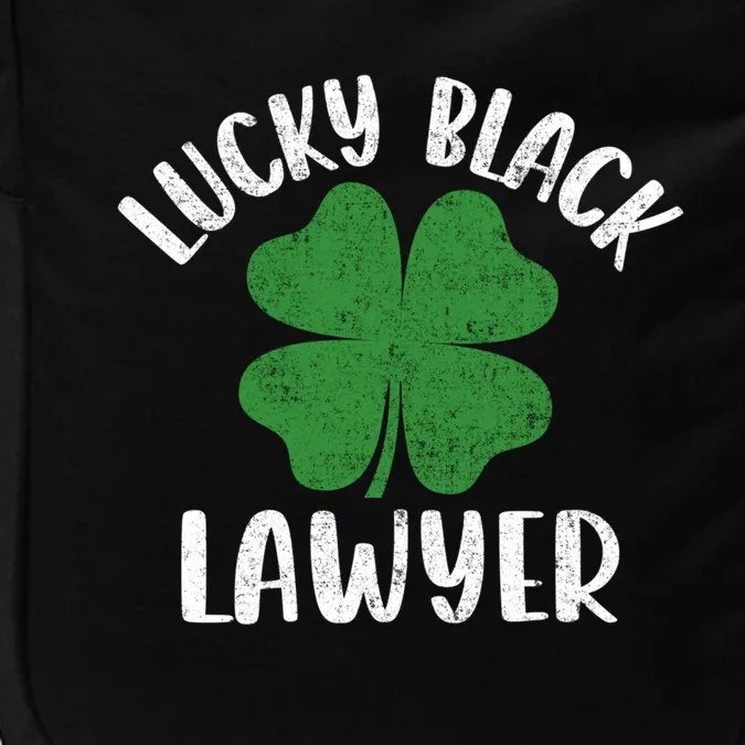 Black Lawyer St Patrick's Day African American Attorney Great Gift Impact Tech Backpack