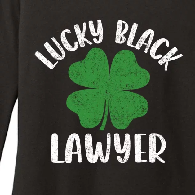 Black Lawyer St Patrick's Day African American Attorney Great Gift Womens CVC Long Sleeve Shirt