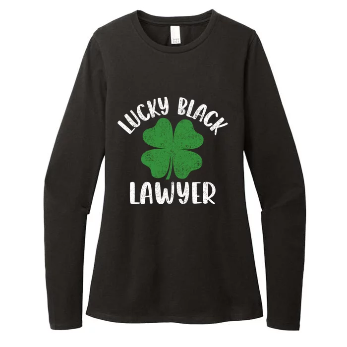 Black Lawyer St Patrick's Day African American Attorney Great Gift Womens CVC Long Sleeve Shirt