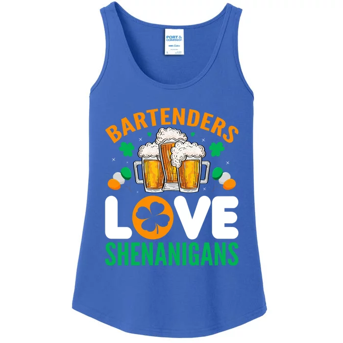 Bartenders Love Shenanigans Funny St Patricks Day Gift Ladies Essential Tank