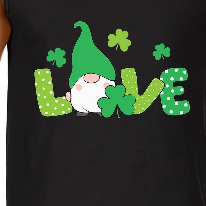 Bleached LOVE St Patricks Day Gnomes Shamrock Comfort Colors® Tank Top