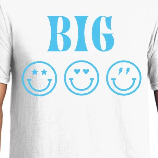 Big Little Sorority Reveal Big Smilies Retro Pajama Set