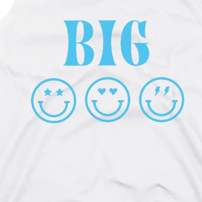 Big Little Sorority Reveal Big Smilies Retro Tank Top