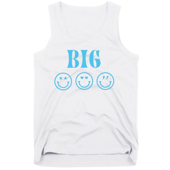 Big Little Sorority Reveal Big Smilies Retro Tank Top