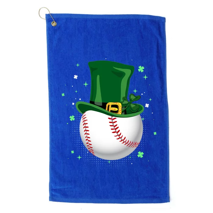 Baseball Leprechaun St Patricks Day Gift Cool Gift Platinum Collection Golf Towel