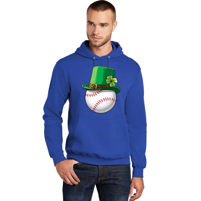 Baseball Leprechaun St Patricks Day Gift Cool Gift Tall Hoodie