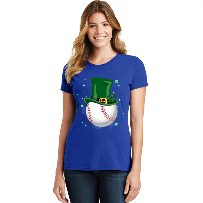 Baseball Leprechaun St Patricks Day Gift Women's T-Shirt