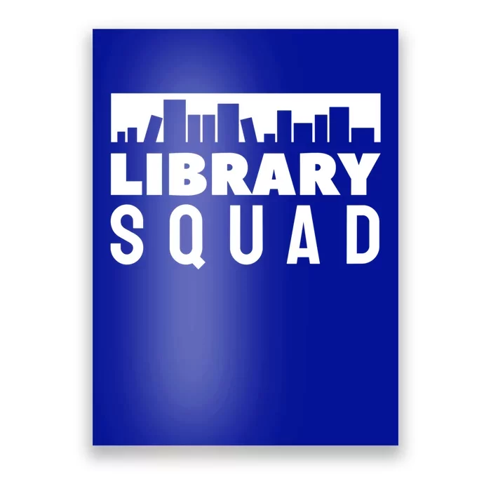 Bookworm Library Squad Librarian Themed Gift Poster