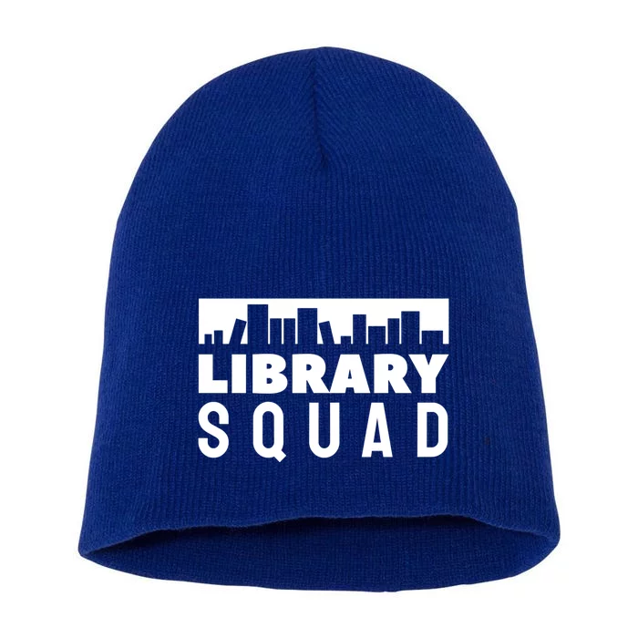 Bookworm Library Squad Librarian Themed Gift Short Acrylic Beanie