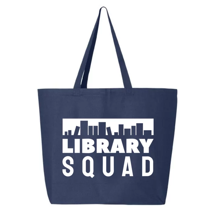 Bookworm Library Squad Librarian Themed Gift 25L Jumbo Tote