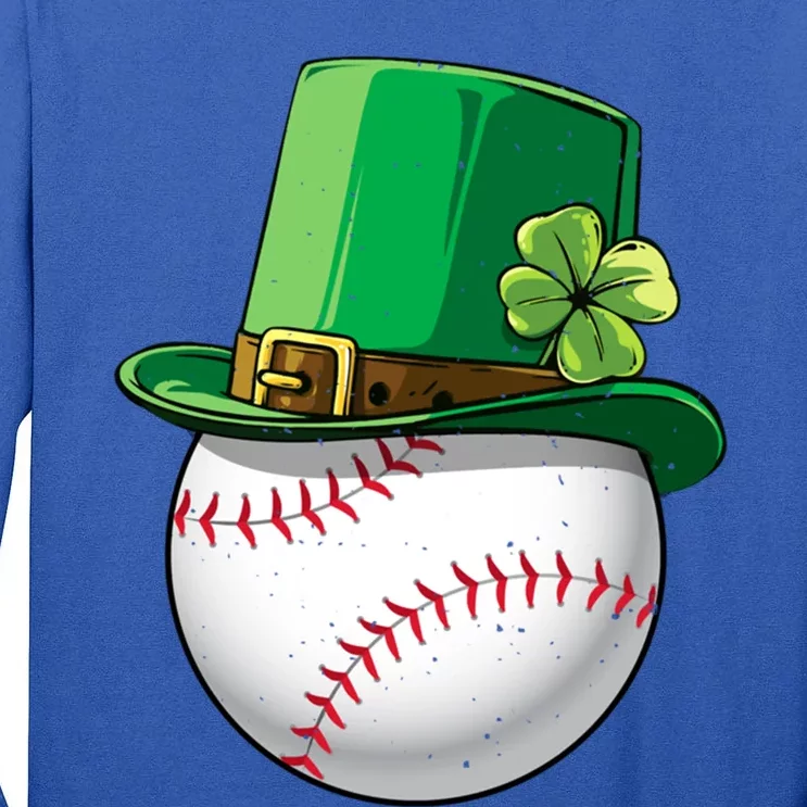 Baseball Leprechaun St Patricks Day Gift Gift Tall Long Sleeve T-Shirt