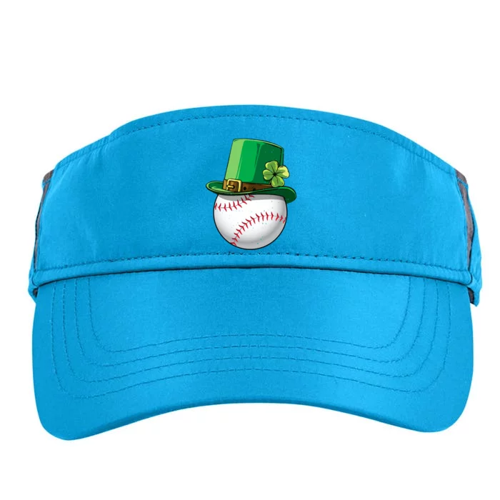 Baseball Leprechaun St Patricks Day Gift Gift Adult Drive Performance Visor