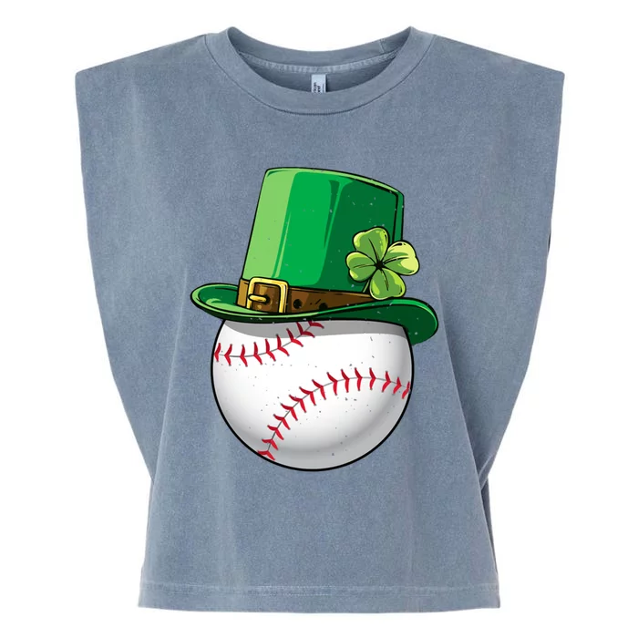 Baseball Leprechaun St Patricks Day Gift Gift Garment-Dyed Women's Muscle Tee