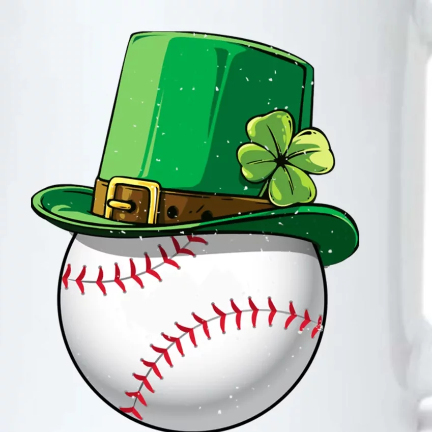 Baseball Leprechaun St Patricks Day Gift For Boy Girl Black Color Changing Mug