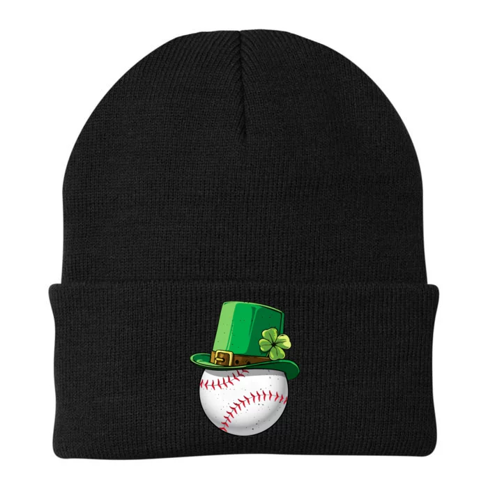 Baseball Leprechaun St Patricks Day Gift For Boy Girl Knit Cap Winter Beanie