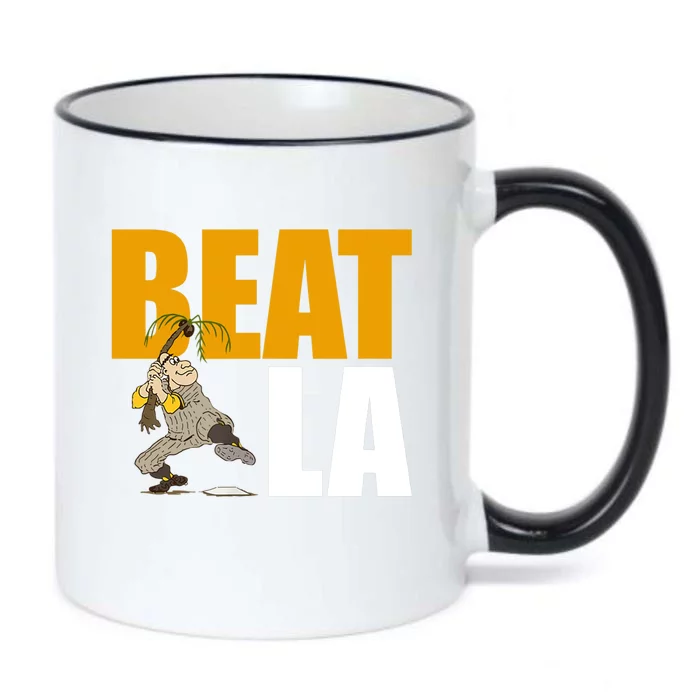 Beat LA San Diego Baseball Black Color Changing Mug