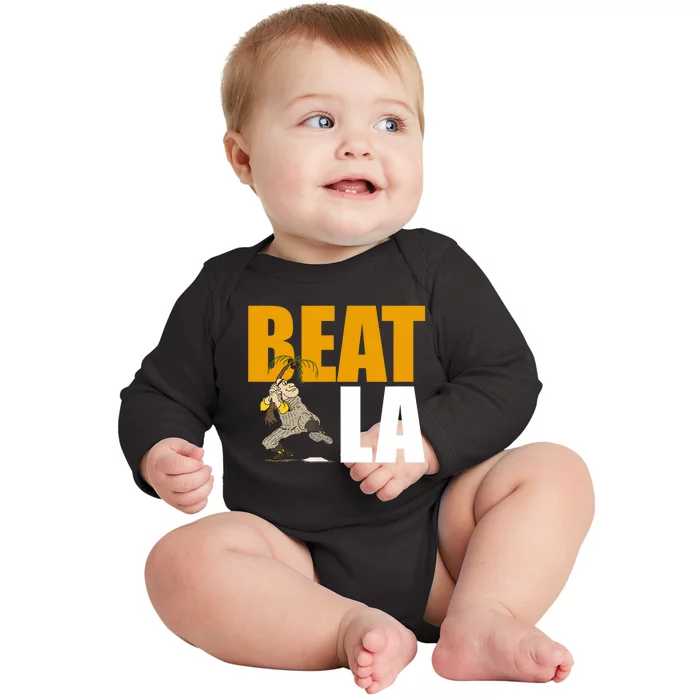 Beat LA San Diego Baseball Baby Long Sleeve Bodysuit