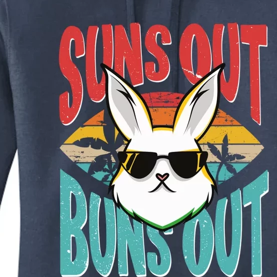 Bunny Lover Suns Out Buns Out Gift Women's Pullover Hoodie