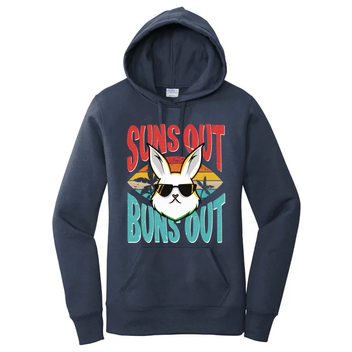 Bunny Lover Suns Out Buns Out Gift Women's Pullover Hoodie