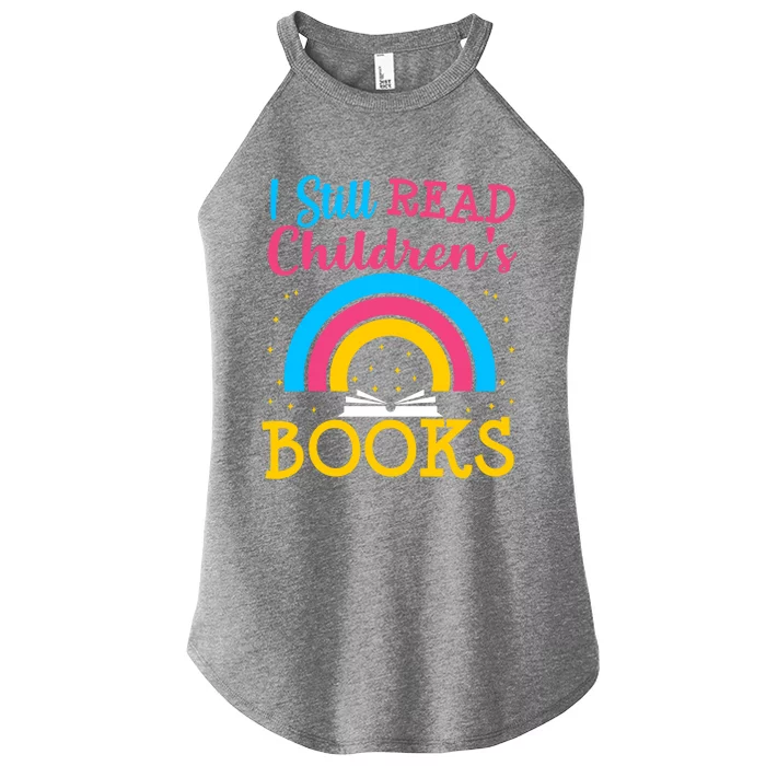 Book Lover S Books Still Read Funny Gift Bookworm Funny Gift Women’s Perfect Tri Rocker Tank