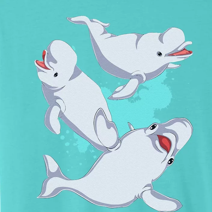 Beluga Lover Sea Creature Ocean Mammal Animal Beluga Whale ChromaSoft Performance T-Shirt