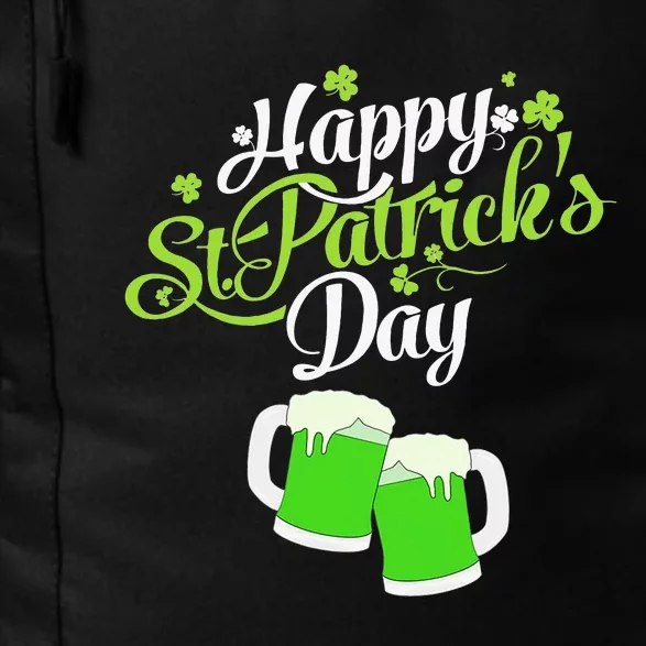 Beer Lucky Shamrock Happy St Patricks Day Green Daily Commute Backpack