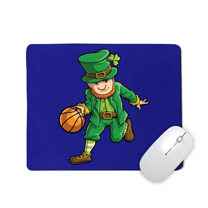 Basketball Leprechaun St Patricks Day Sports Funny Gift Mousepad