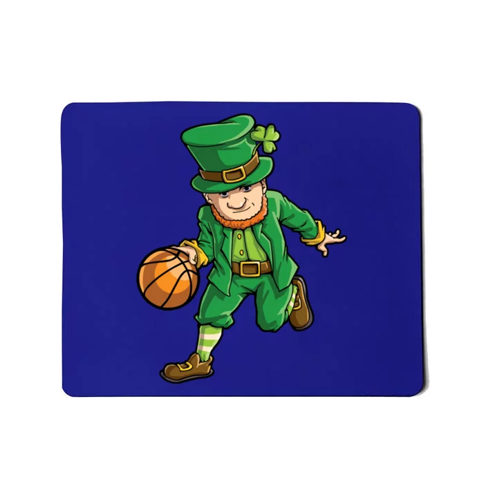 Basketball Leprechaun St Patricks Day Sports Funny Gift Mousepad