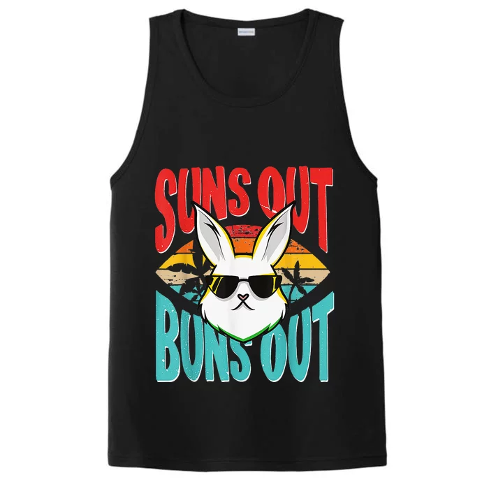 Bunny Lover Suns Out Buns Out Performance Tank