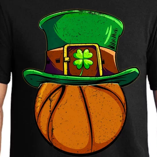 Basketball Leprechaun Shamrock Irish St Patricks Day Gift Pajama Set