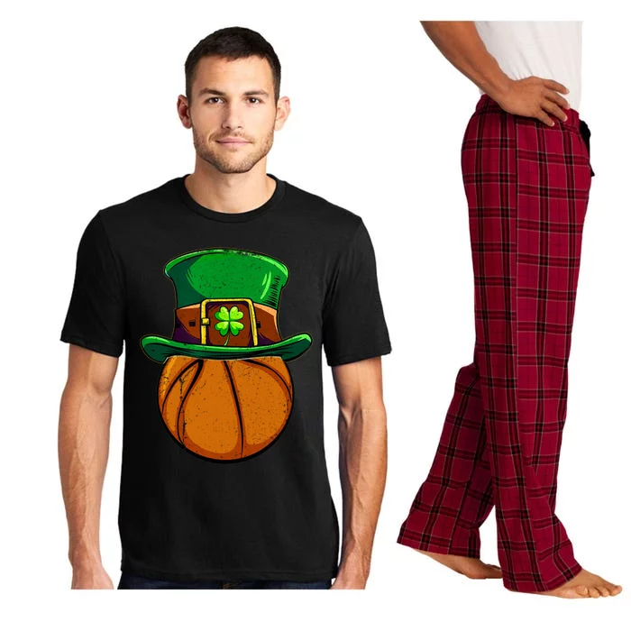 Basketball Leprechaun Shamrock Irish St Patricks Day Gift Pajama Set