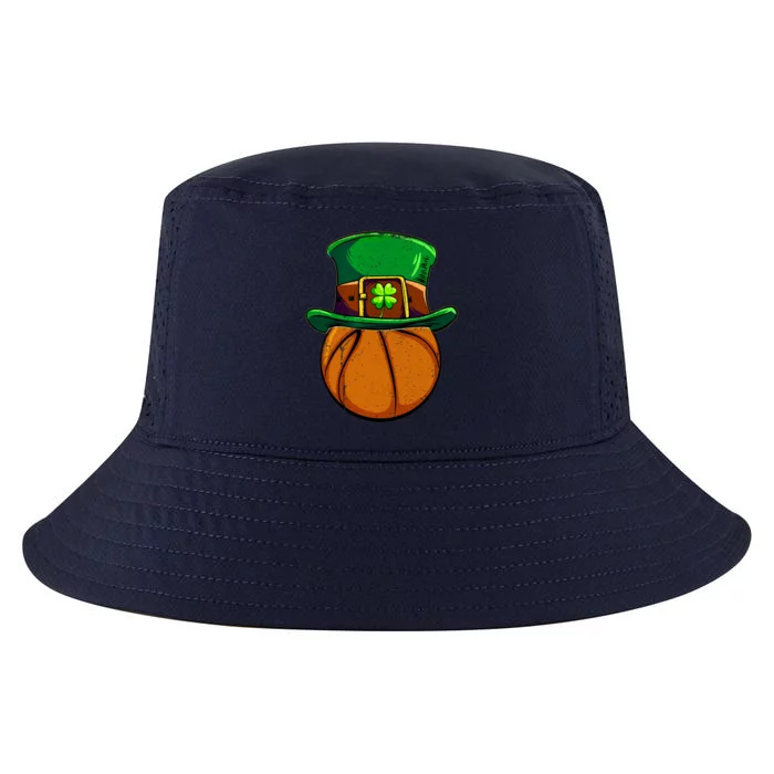 Basketball Leprechaun Shamrock Irish St Patricks Day Gift Cool Comfort Performance Bucket Hat