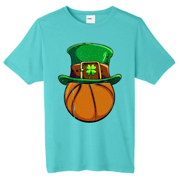 Basketball Leprechaun Shamrock Irish St Patricks Day Gift ChromaSoft Performance T-Shirt