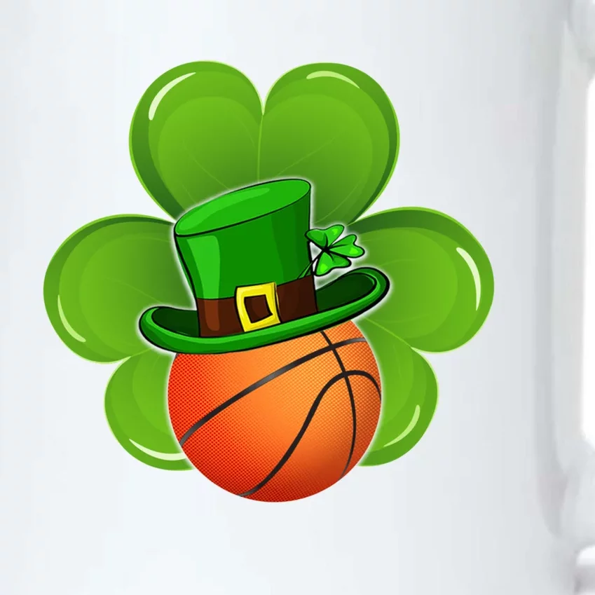 Basketball Leprechaun Shamrock Irish St Patricks Day Gift Black Color Changing Mug