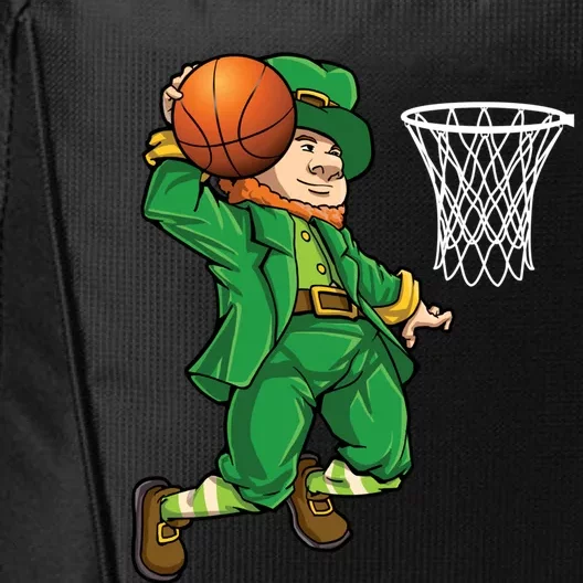 Basketball Leprechaun St Patricks Day Sports Meaningful Gift City Backpack