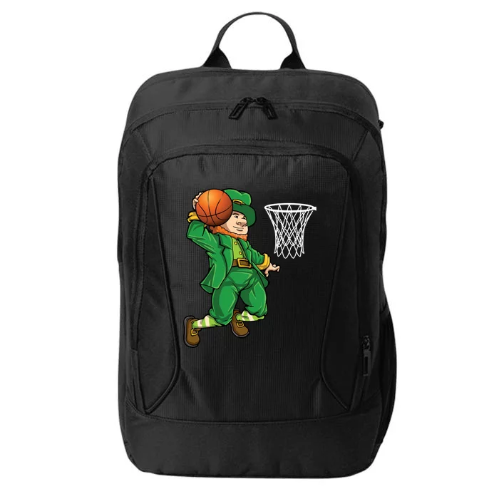 Basketball Leprechaun St Patricks Day Sports Meaningful Gift City Backpack