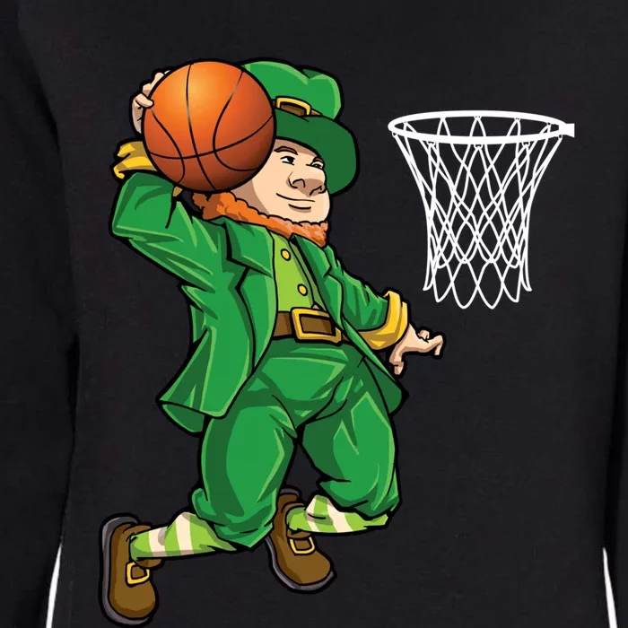 Basketball Leprechaun St Patricks Day Sports Meaningful Gift Womens California Wash Sweatshirt