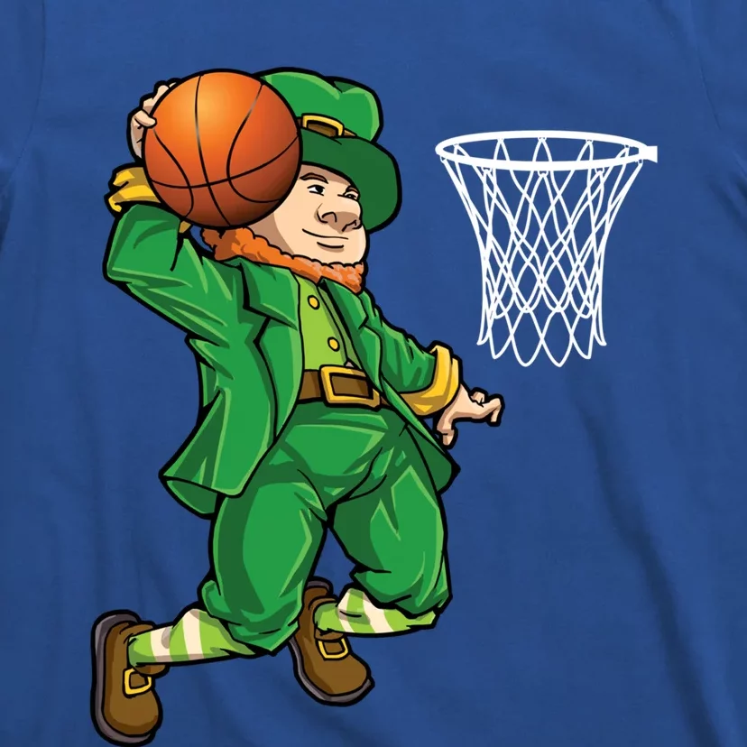 Basketball Leprechaun St Patricks Day Sports Meaningful Gift T-Shirt