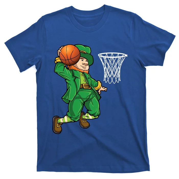 Basketball Leprechaun St Patricks Day Sports Meaningful Gift T-Shirt