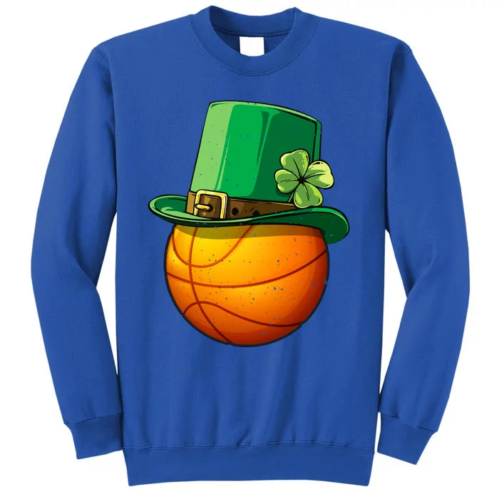 Basketball Leprechaun St Patricks Day Gift Gift Tall Sweatshirt