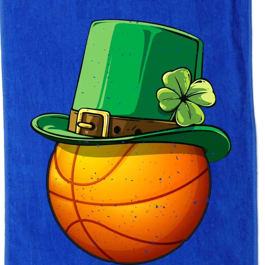 Basketball Leprechaun St Patricks Day Gift Gift Platinum Collection Golf Towel