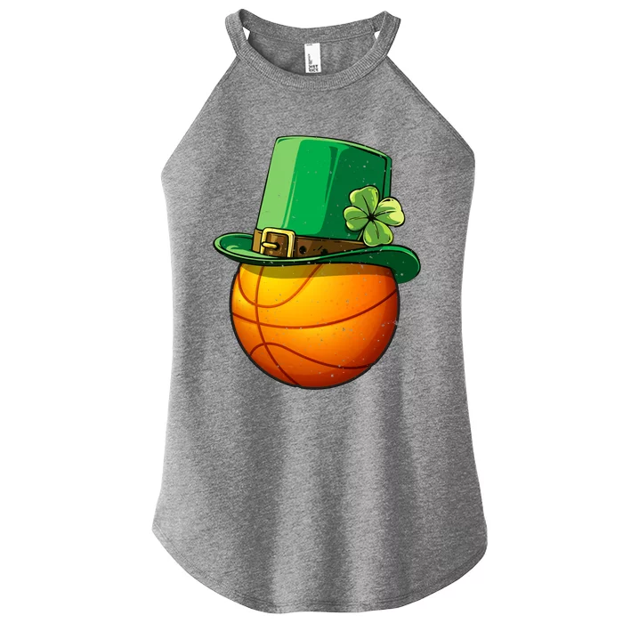 Basketball Leprechaun St Patricks Day Gift Gift Women’s Perfect Tri Rocker Tank