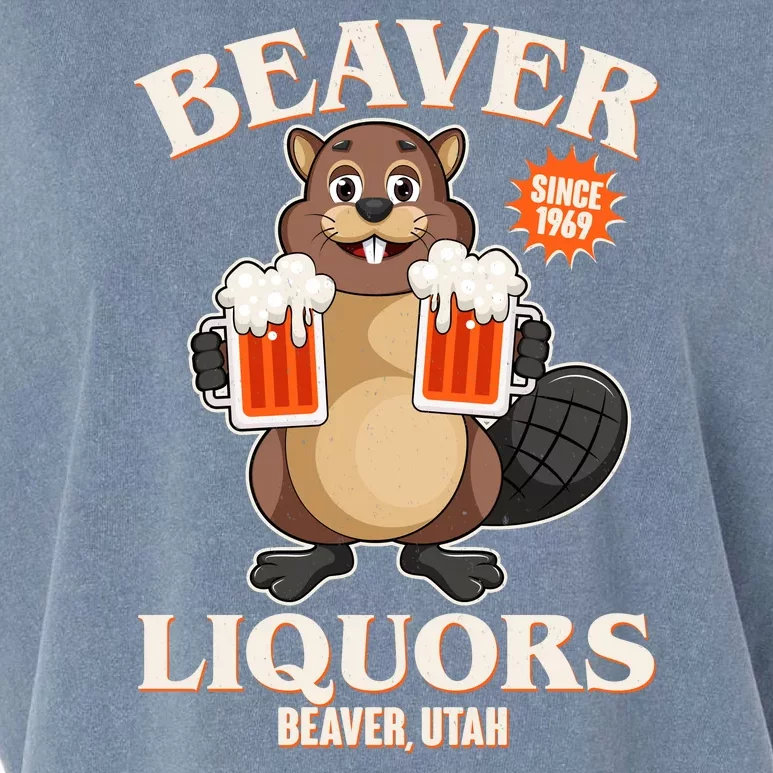 Beaver Liquors Since 1969 Beaver Utah Garment-Dyed Women's Muscle Tee