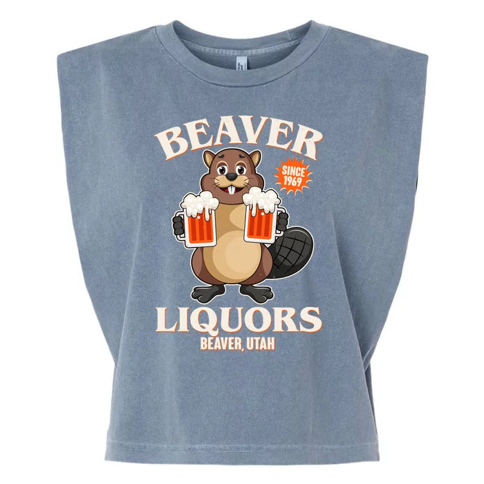 Beaver Liquors Since 1969 Beaver Utah Garment-Dyed Women's Muscle Tee