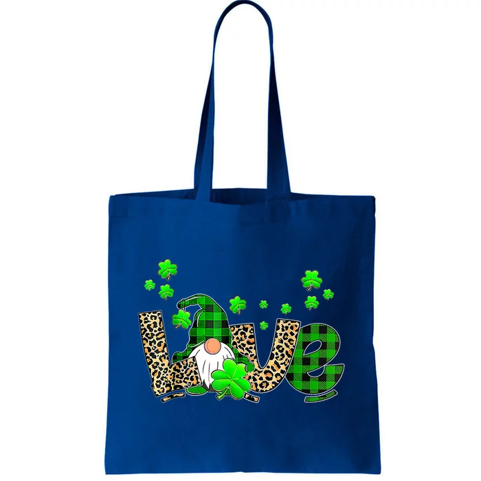 Bleached Love St Patricks Day Gnomes Shamrock Gift Tote Bag