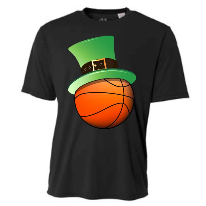 Basketball Leprechaun St Patricks Day Gift Cooling Performance Crew T-Shirt