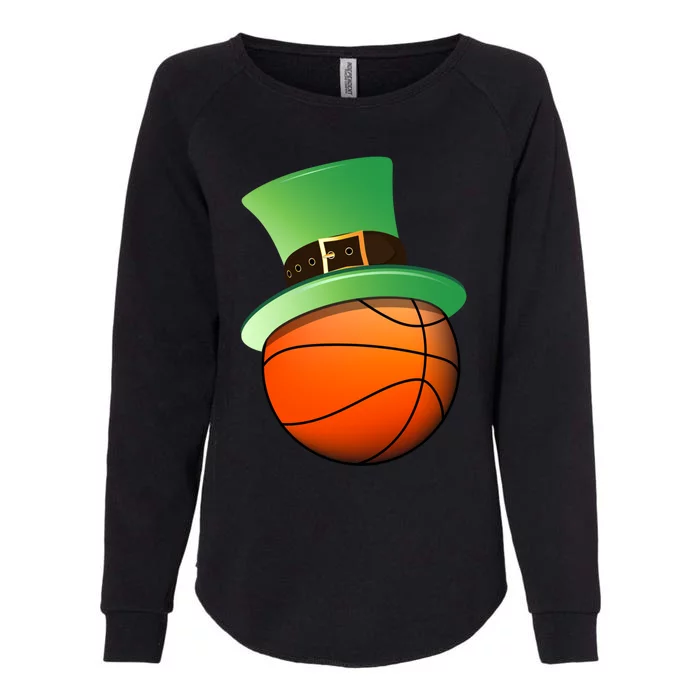 Basketball Leprechaun St Patricks Day Gift Womens California Wash Sweatshirt