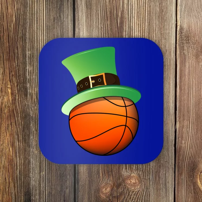 Basketball Leprechaun St Patricks Day Gift Coaster